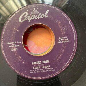 Laurie London - Handed Down/He's got the Whole World F3891 45rpm VG+ R17